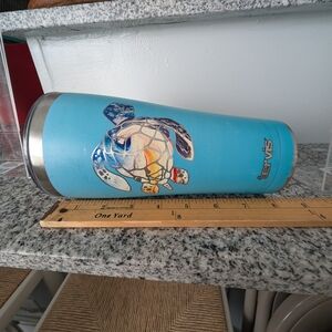 TERVIS TURTLE SUNSET 30 OZ. TUMBLER 24 HR COLD/8HR HOT TURQUOISE BLUE